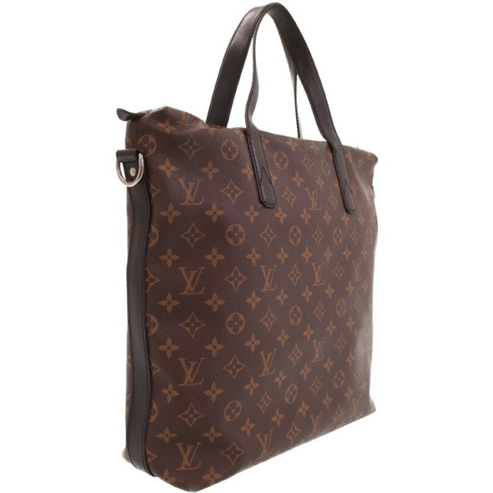 Louis Vuitton Tote Bag Kitan Monogram Macassar